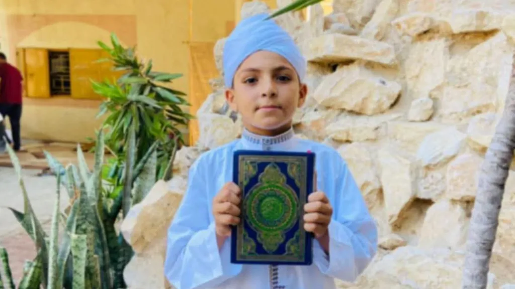 Dr. al-Najjar's 11 years old son Adam.