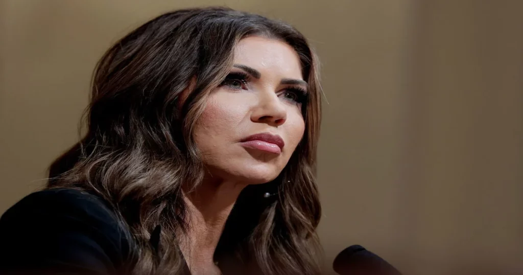 Kristi Noem Hospitalized after allergic reaction.