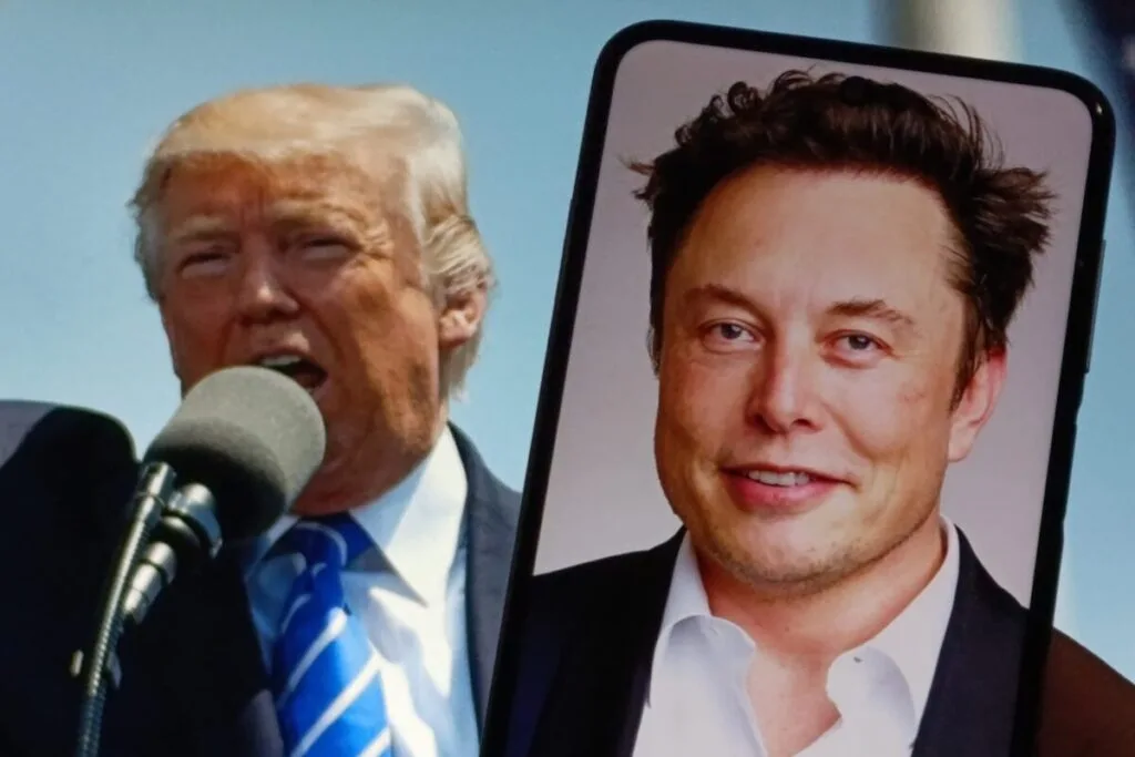 Trump and Musk over the Epstein files.