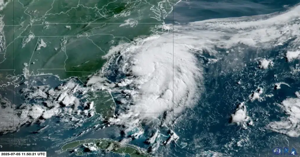 Tropical storm warning