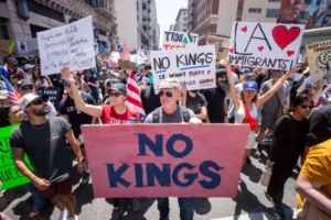 Millions Rally Nationwide in ‘No Kings’ Protests Against Trump Administration
